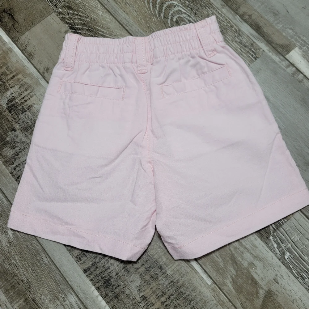 New Baby Gymboree Prep Fit Pink Chino Shorts Size 18-24M